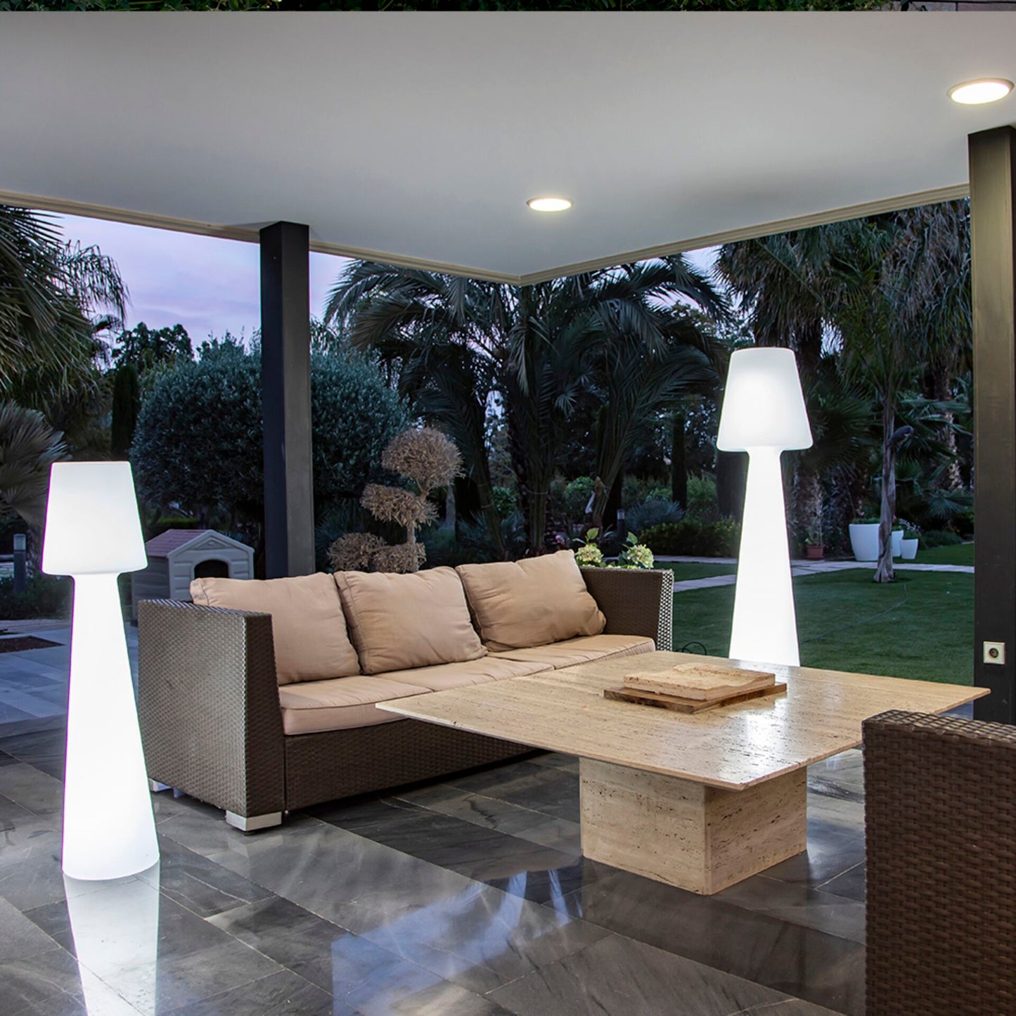 New Garden Lola 110 Cable Floor Lamp White light