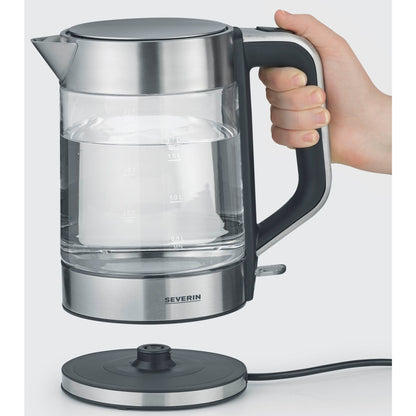 Severin WK 3420 Glass Tea / Water Kettle, 1,7l
