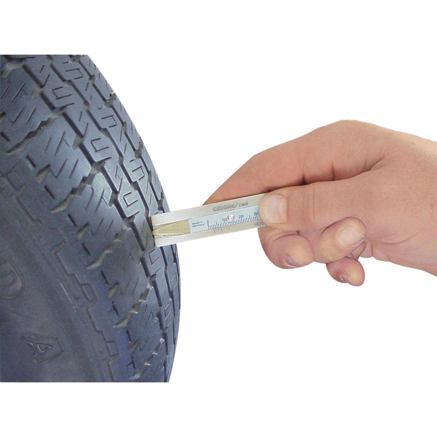 GEDORE red Tyre Dread Depth Gauge brass