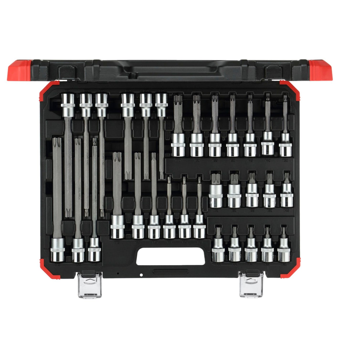 GEDORE red Screwdriver Bit Sockets 1/2  TX 32-pieces