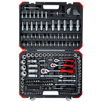 GEDORE red Socket Set 1/4  + 3/8  + 1/2  172-pieces