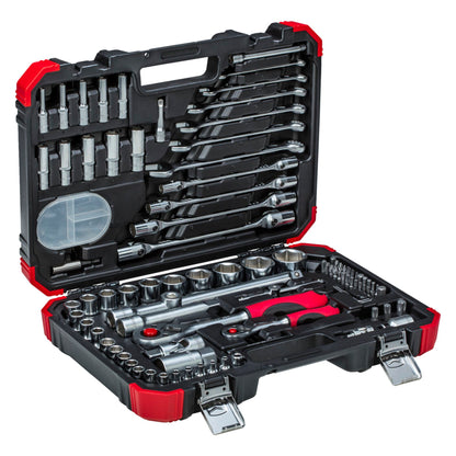 GEDORE red Socket Set 1/4  + 1/2   92-pieces