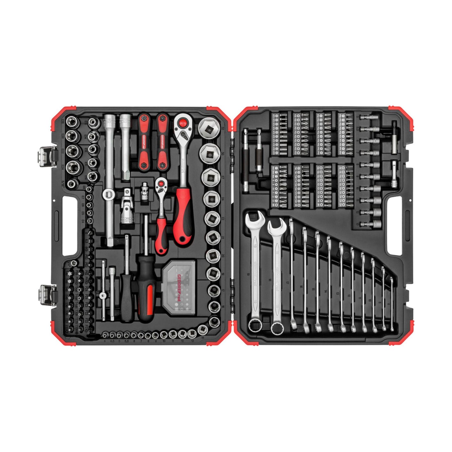 GEDORE red Socket Set 1/4  + 1/2   232-pieces