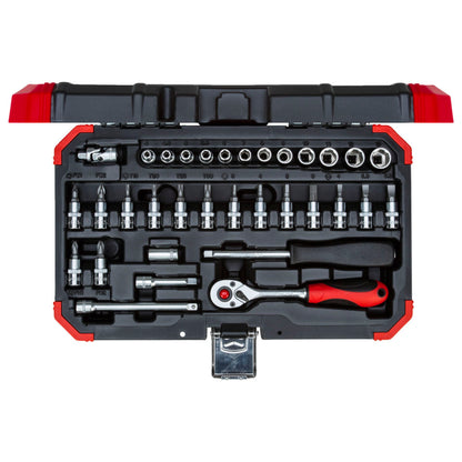 GEDORE red Socket Set 1/4   33-pieces