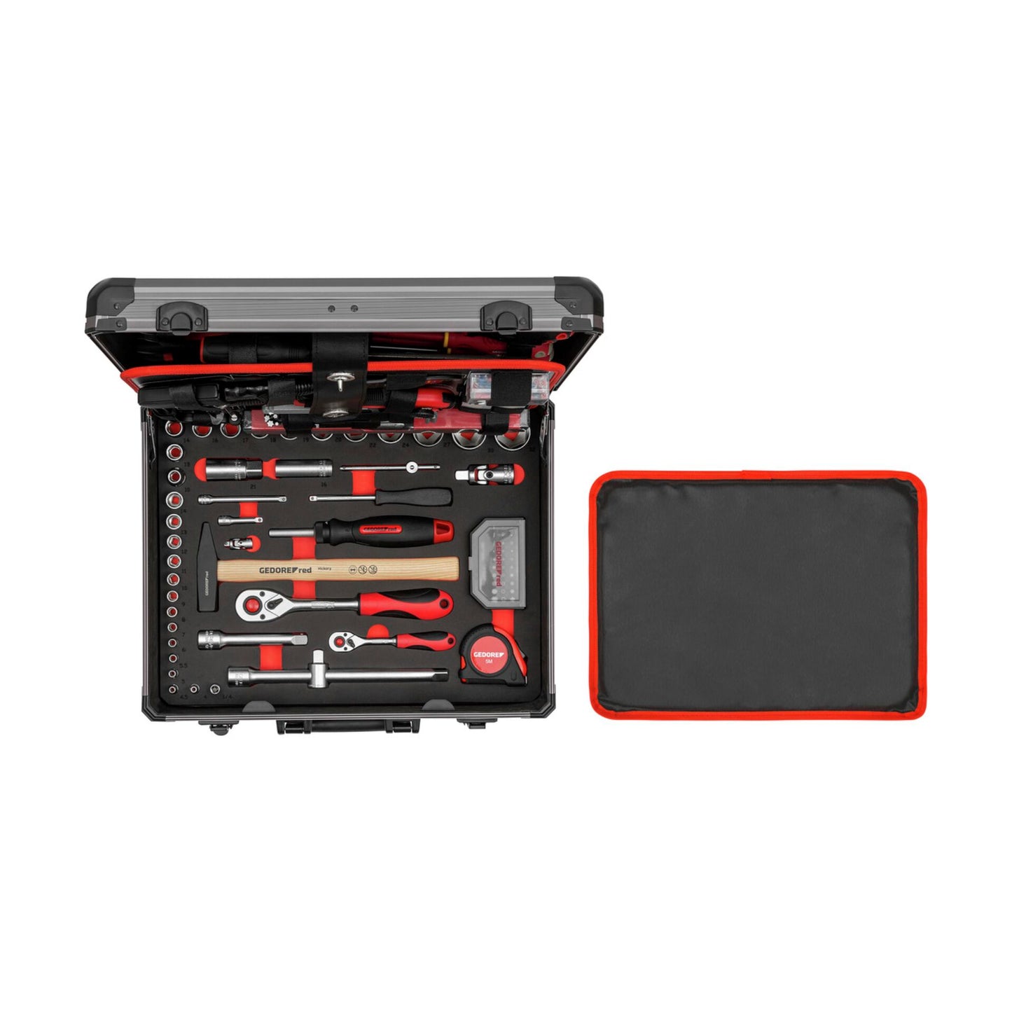 GEDORE red Tool Set ALLROUND Aluminium Case  138-pieces