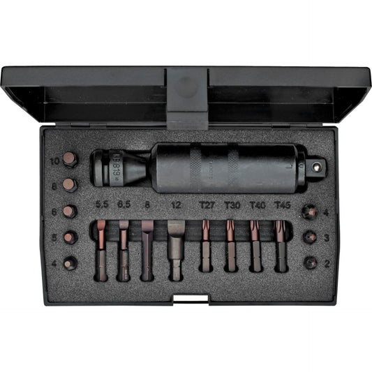 GEDORE Screw Loosener Set 1/2 18-pieces