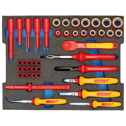 GEDORE VDE Tool Set Hybrid in L-BOXX 136  53-pieces