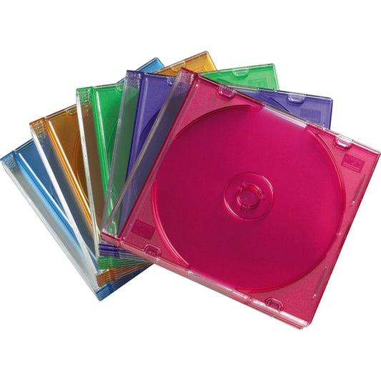 1x25 Hama CD-Sleeves   Slim Box coloured                   51166