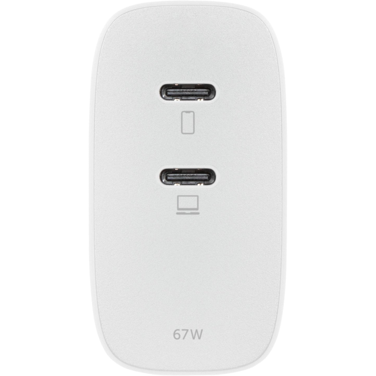 Native Union 67W Dual USB-C Fast GaN PD Wall Charger White