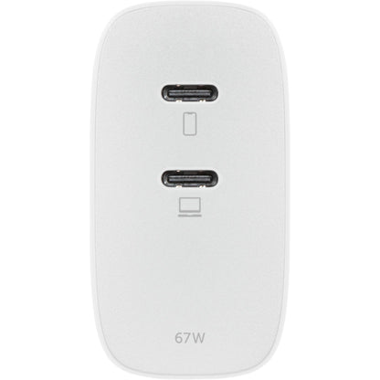 Native Union 67W Dual USB-C Fast GaN PD Wall Charger White