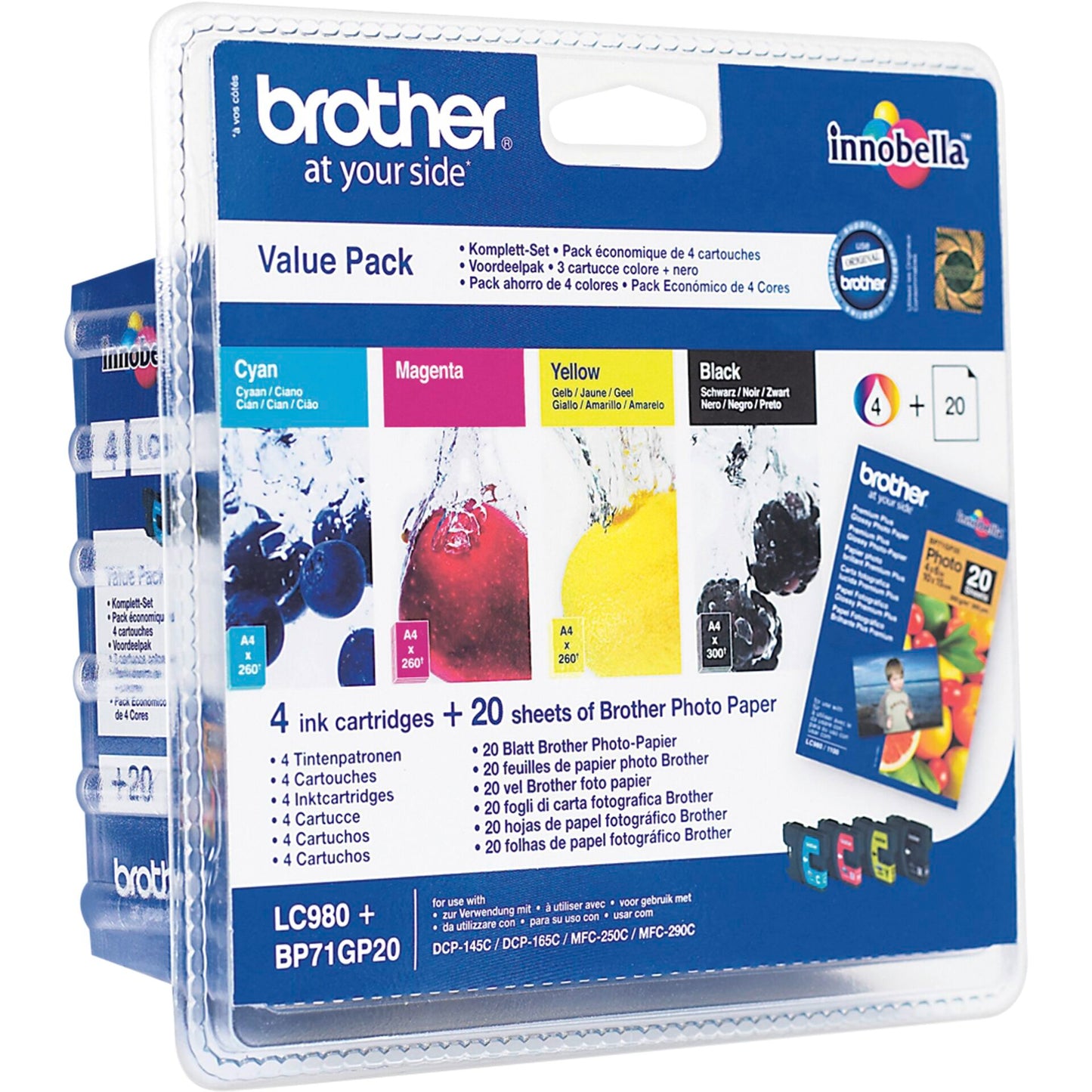 Brother LC-980 Value Pack BK/C/M/Y