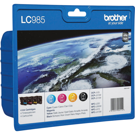 Brother LC-985 Value Pack BK/C/M/Y