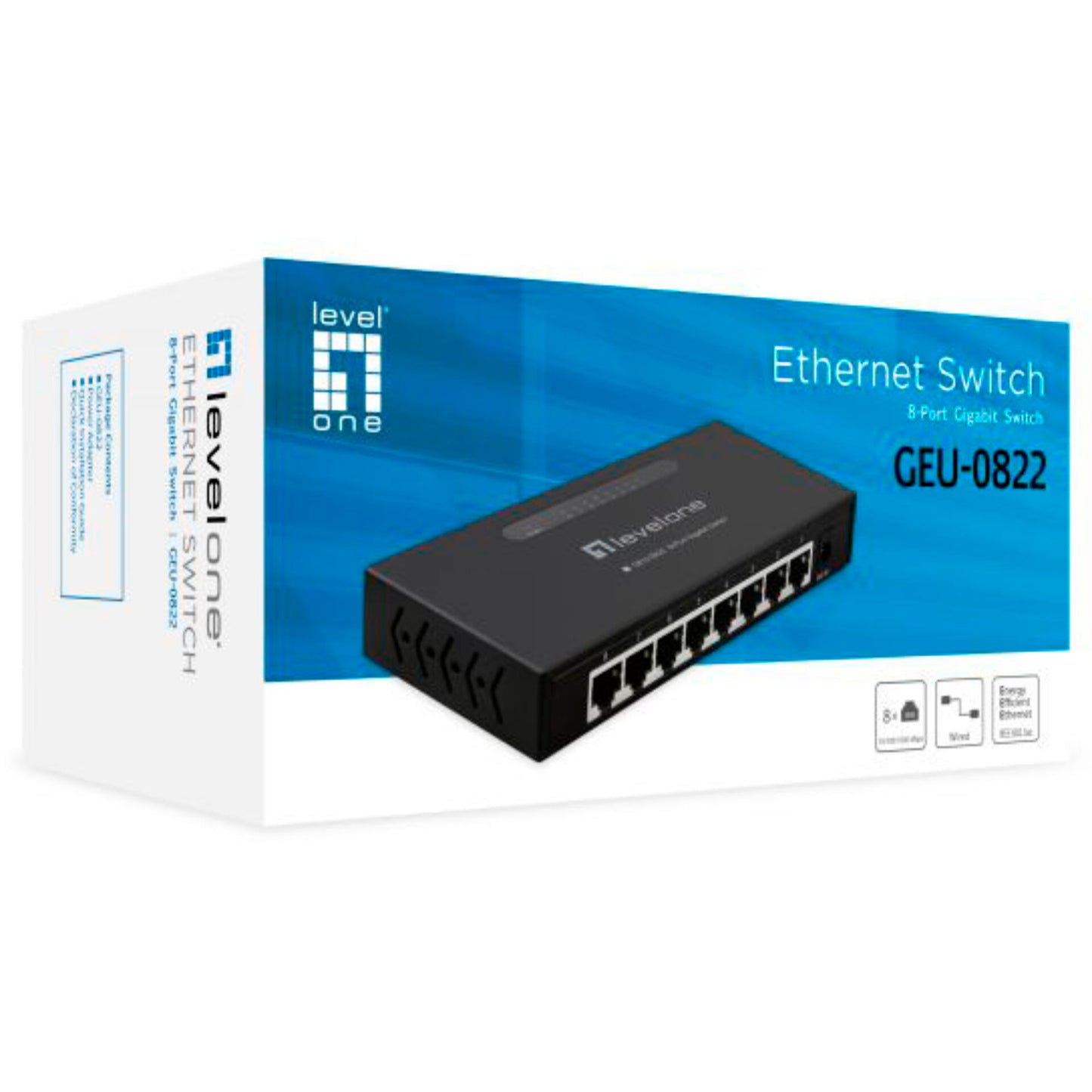 Level One GEU-0822 8 Port Gigabit Switch