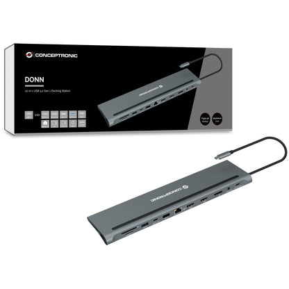 Conceptronic DONN17G 12-in-1 Docking Station