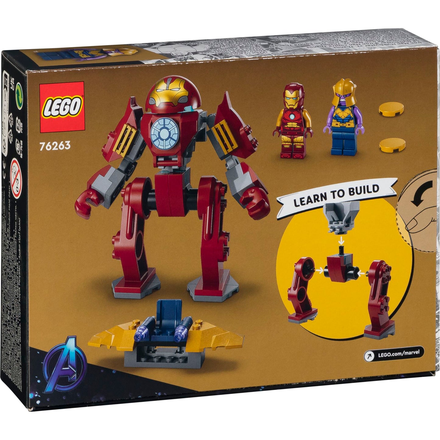 LEGO Super Hero Marvel 76263 Iron Man Hulkbuster vs. Thanos