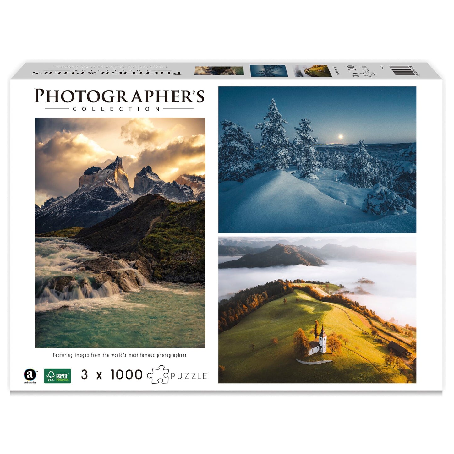 Ambassador Picturesque Regions 3x 1000 Pieces (Tobias Haegg)