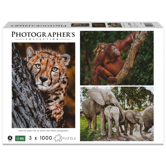 Ambassador Wildlife Families 3x 1000 Pieces (Donal Boyd)