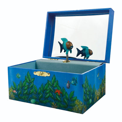 Trousselier Jewellery Music Box Rainbow Fish, Night Glow