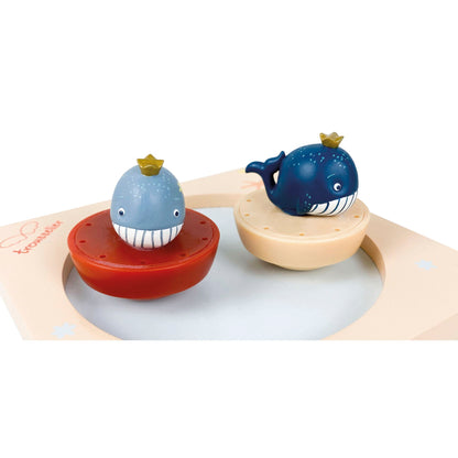 Trousselier Dancing Music Box Whales, magnetic