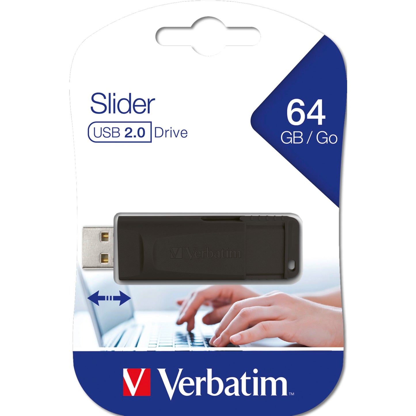 Verbatim Store n Go Slider  64GB USB 2.0