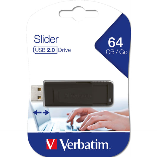 Verbatim Store n Go Slider  64GB USB 2.0