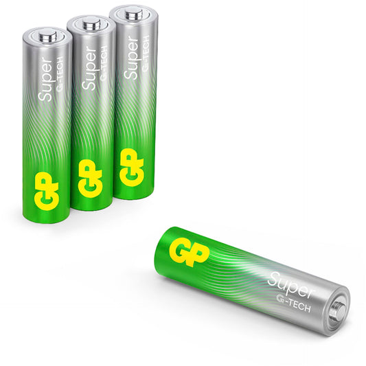 1x4 GP Super Alkaline 1,5V AAA Micro LR03 Rel. 03024AETA-B4