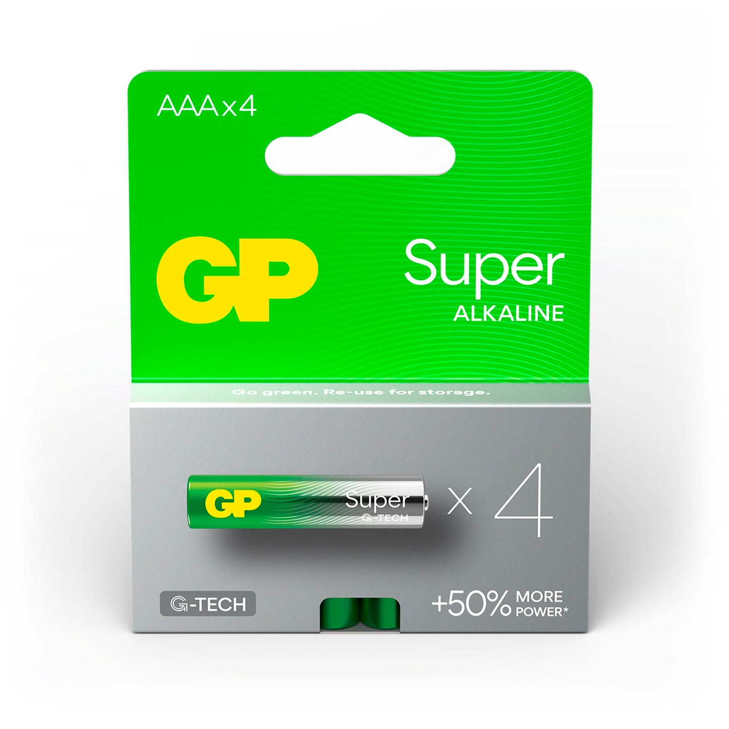 1x4 GP Super Alkaline 1,5V AAA Micro LR03 Rel. 03024AETA-B4