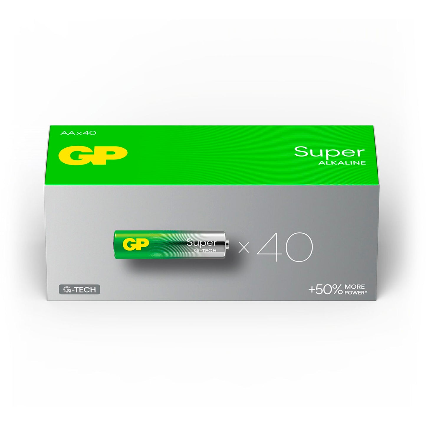 1x40 GP Super Alkaline AA Mignon Batteries PET Box GPSUP15A900C40