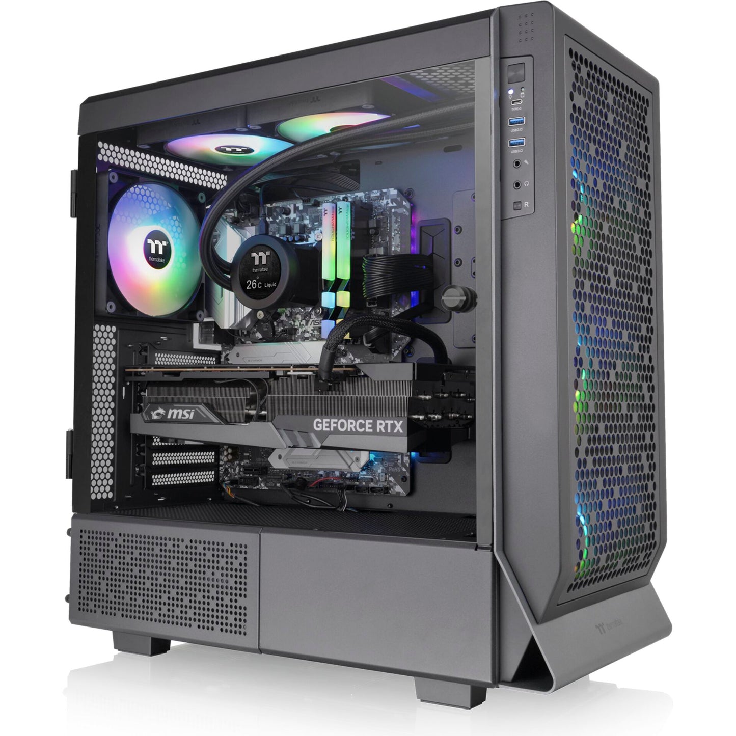Thermaltake Ceres 500 TG ARGB Black