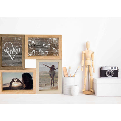 Nielsen Collage Mixed Colours 4 4x10x15 Wood Gal. bunt 8999348