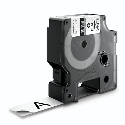 Dymo Rhino Flexible Nylon Tape 19 mm x 3,5 m black to white