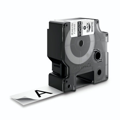 Dymo Rhino Flexible Nylon Tape 24 mm x 3,5 m black to white