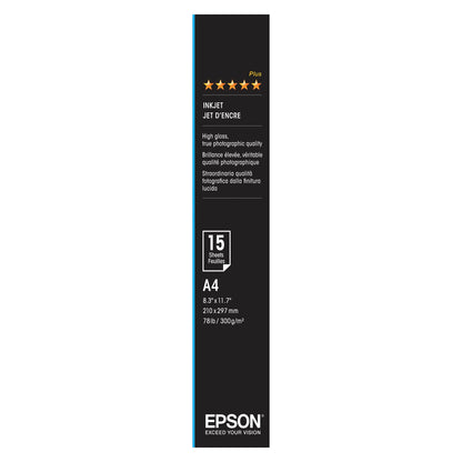 Epson Ultra Glossy Photo Paper A4, 15 Sheet, 300g    S041927
