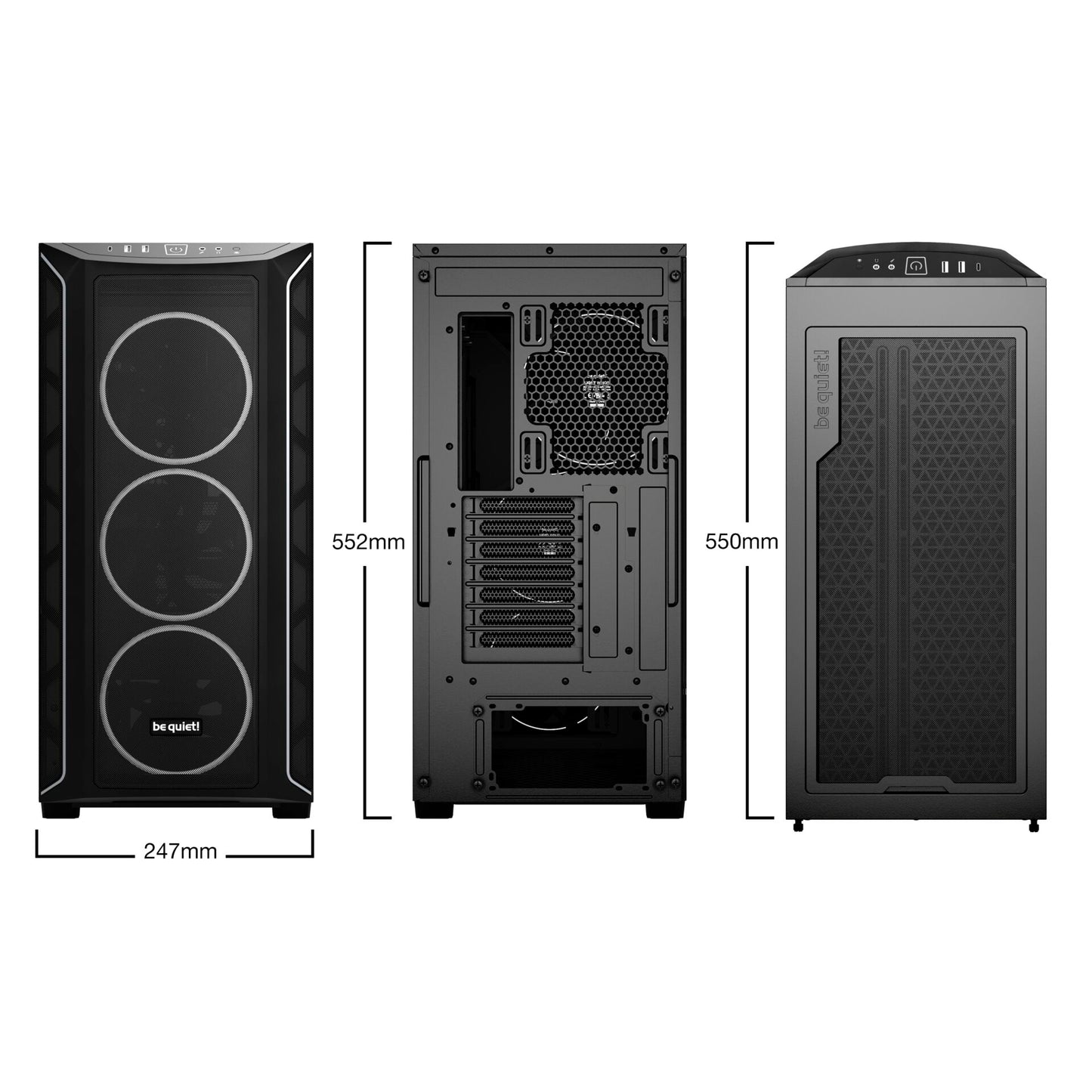 be quiet! SHADOW BASE 800 FX Black