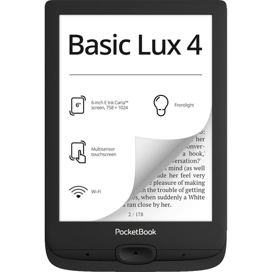 PocketBook Basic Lux 4 Ink Black
