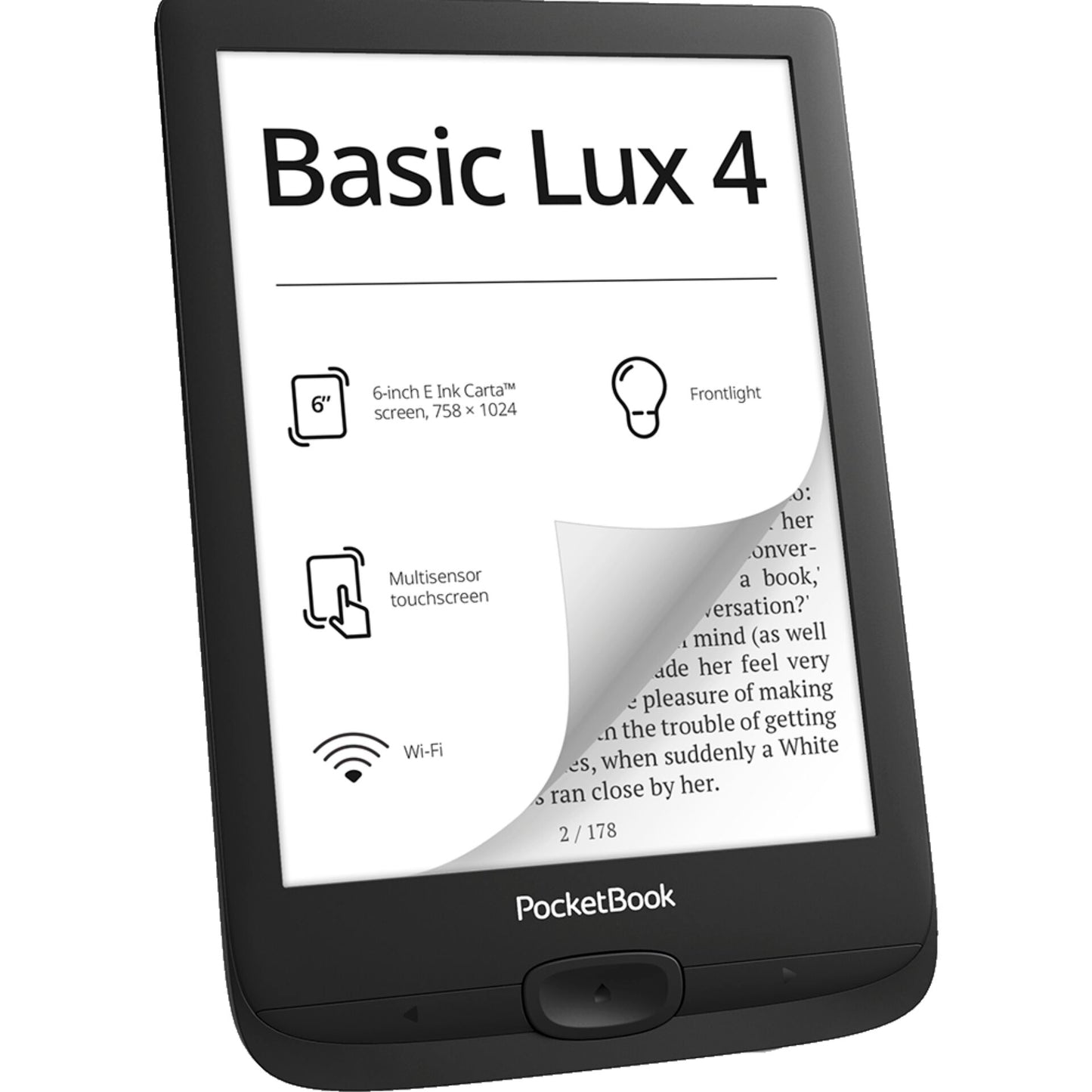 PocketBook Basic Lux 4 Ink Black