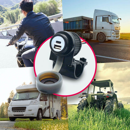 Midland Motorcycle  Duo USB Socket