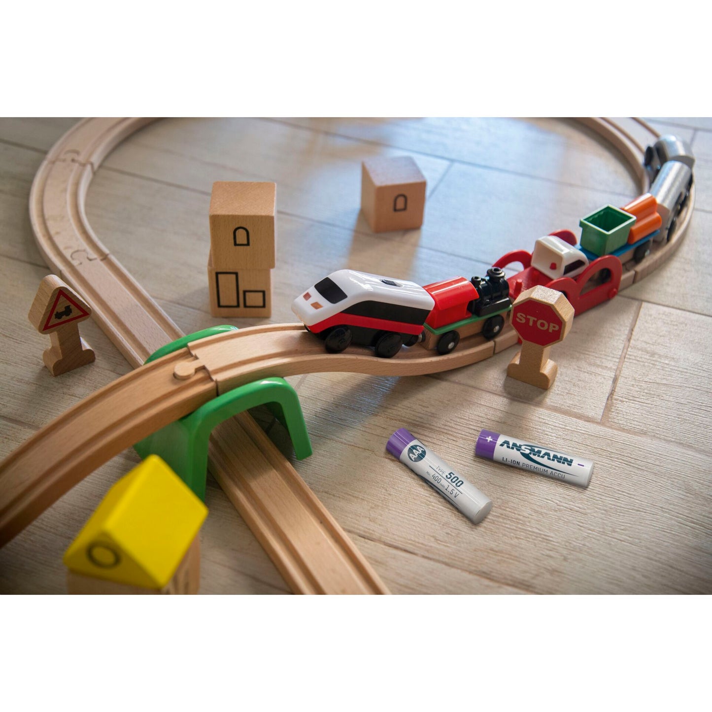 1x4 Ansmann Lithium Akku Micro AAA 400mAh + Cable     1311-0028