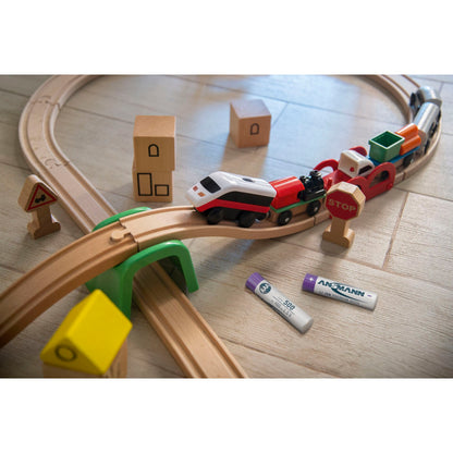 1x4 Ansmann Lithium Akku Micro AAA 400mAh + Cable     1311-0028