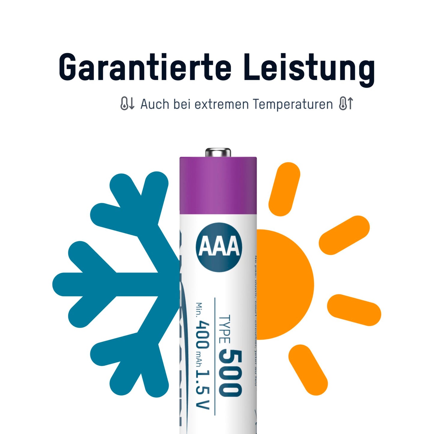 1x4 Ansmann Lithium Akku Micro AAA 400mAh + Cable     1311-0028