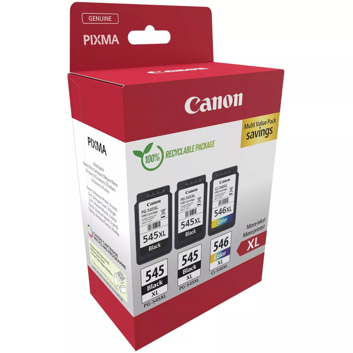 Canon PG-545 XL x2 / CL-546 XL Multi Pack