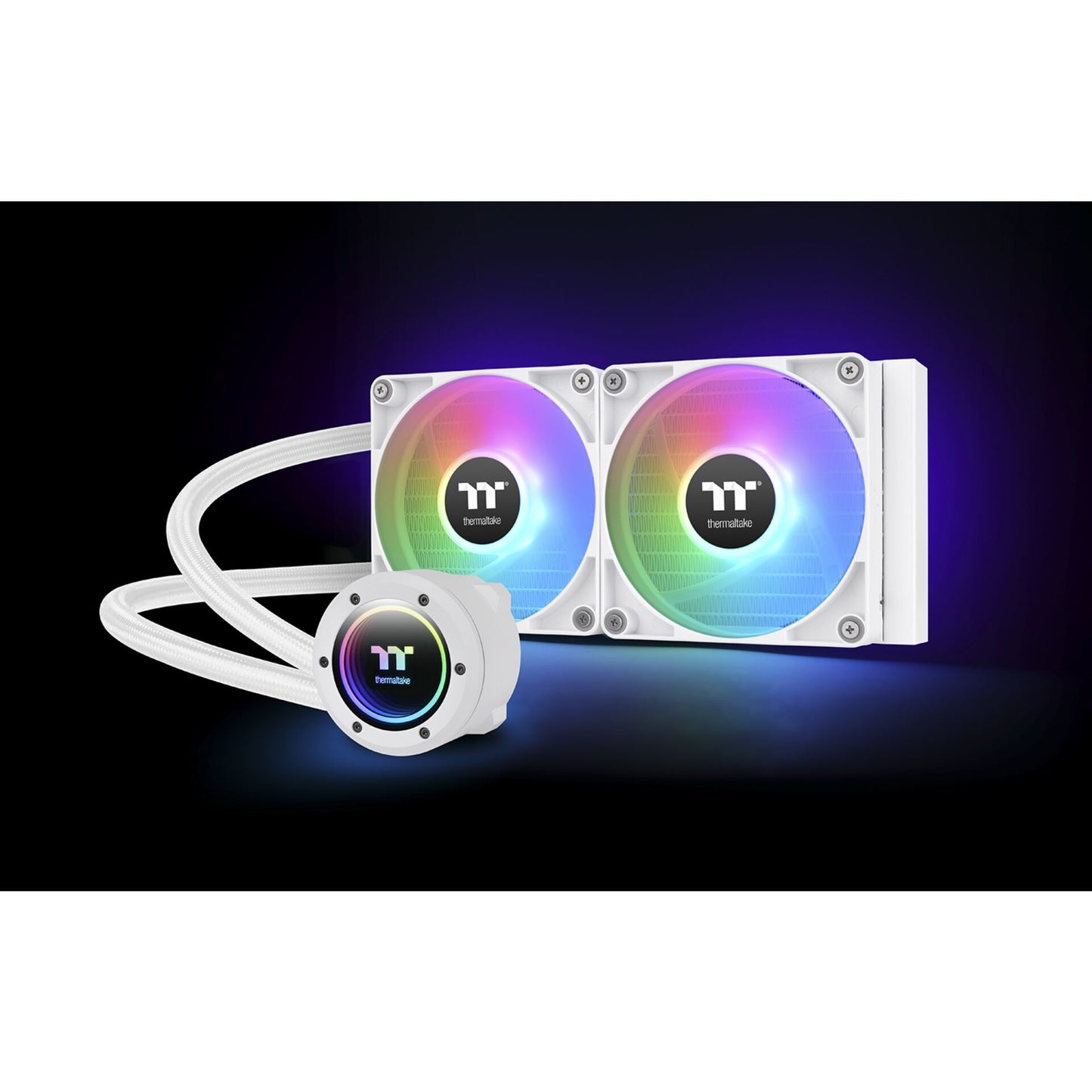 Thermaltake TH240 V2 ARGB Sync CPU Liquid Cooler Snow Edition