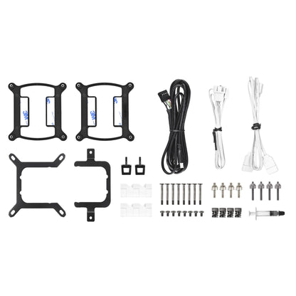 Thermaltake TH240 V2 Ultra ARGB Sync CPU Liquid Cooler Snow Edt.