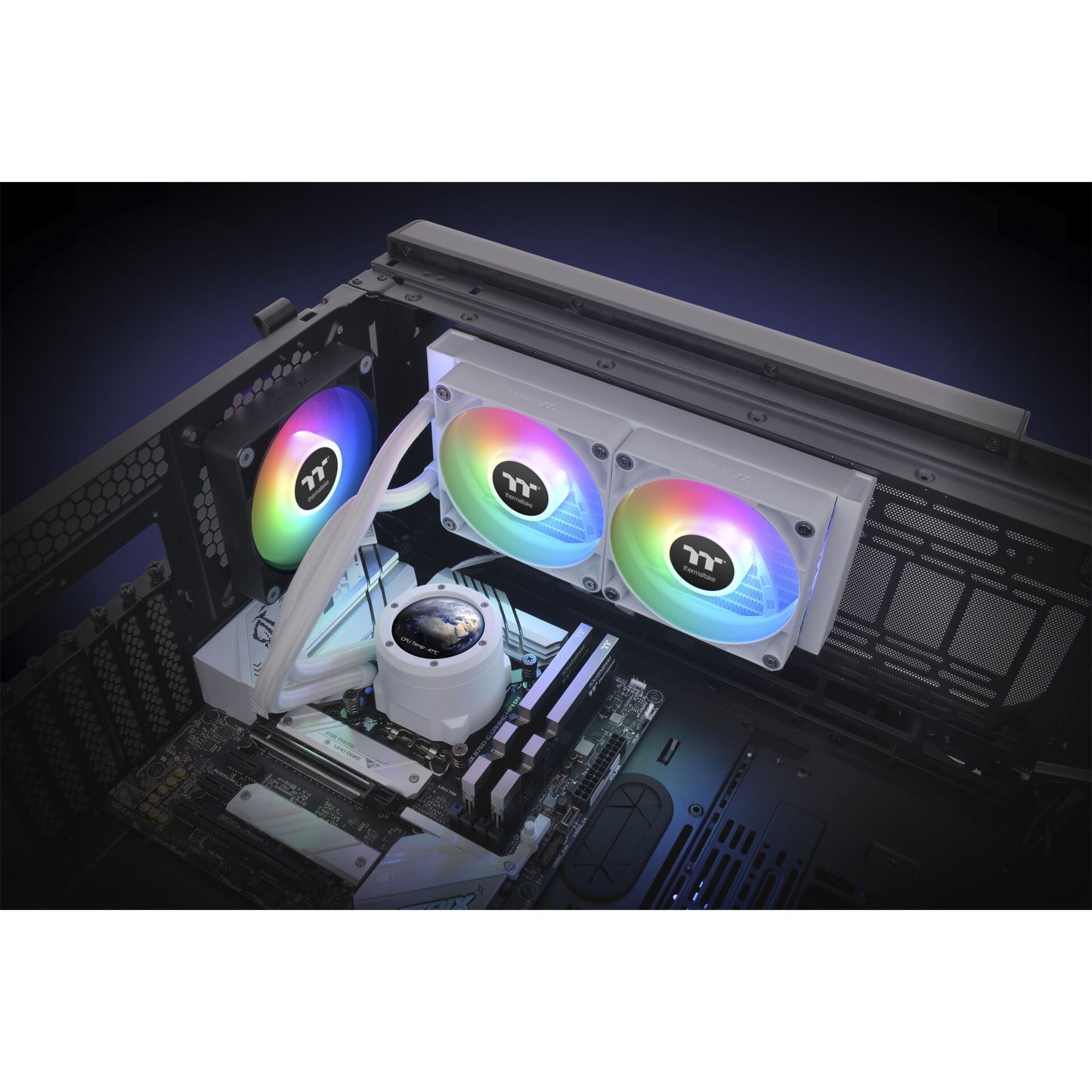 Thermaltake TH240 V2 Ultra ARGB Sync CPU Liquid Cooler Snow Edt.