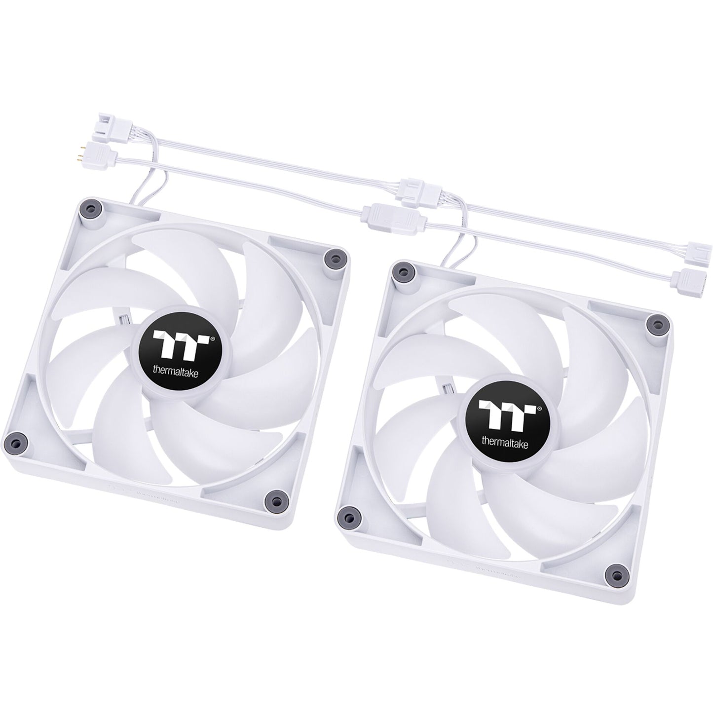 Thermaltake CT120 ARGB Sync PC Cooling Fan White 2 Pack