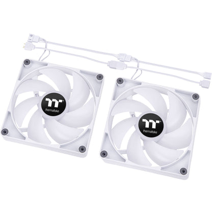 Thermaltake CT120 ARGB Sync PC Cooling Fan White 2 Pack