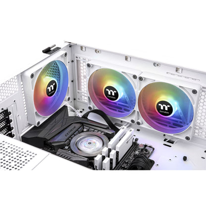 Thermaltake CT120 ARGB Sync PC Cooling Fan White 2 Pack