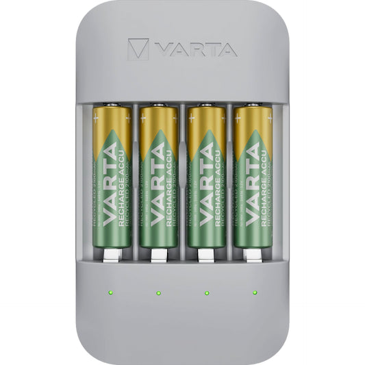 Varta Eco Charger Pro Recycled + 4 x 2100 mAh AA    57683 101 121
