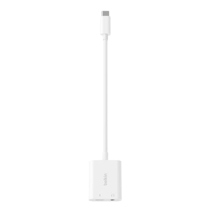 Belkin RockStar 3,5mm Audio- and USB-C Ladeadap. white NPA004btWH