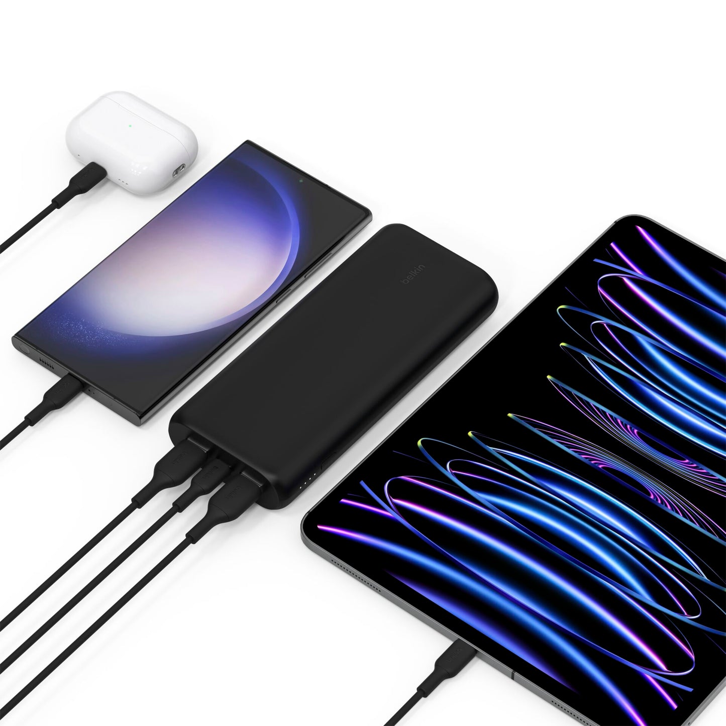 Belkin compact 3-Port Powerbank 20.000mAh 20W USB-C/C BPB014btBk